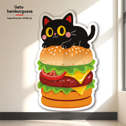 🏆【🔥Súper Ventas】🐱 Rascador Vertical para Gatos - Diseño de Cubo Autoadhesivo - Sin Agujeros, Pegar y Listo,¡Adiós a los arañazos en muebles!