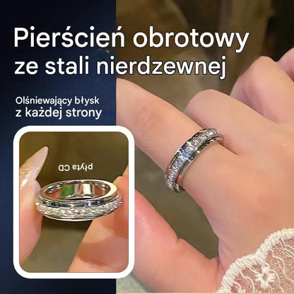 ✨【kup 1 otrzymaj 1 za darmo】Pierścionek Starry Sky,  prosty pierścionek ze stali tytanowej
