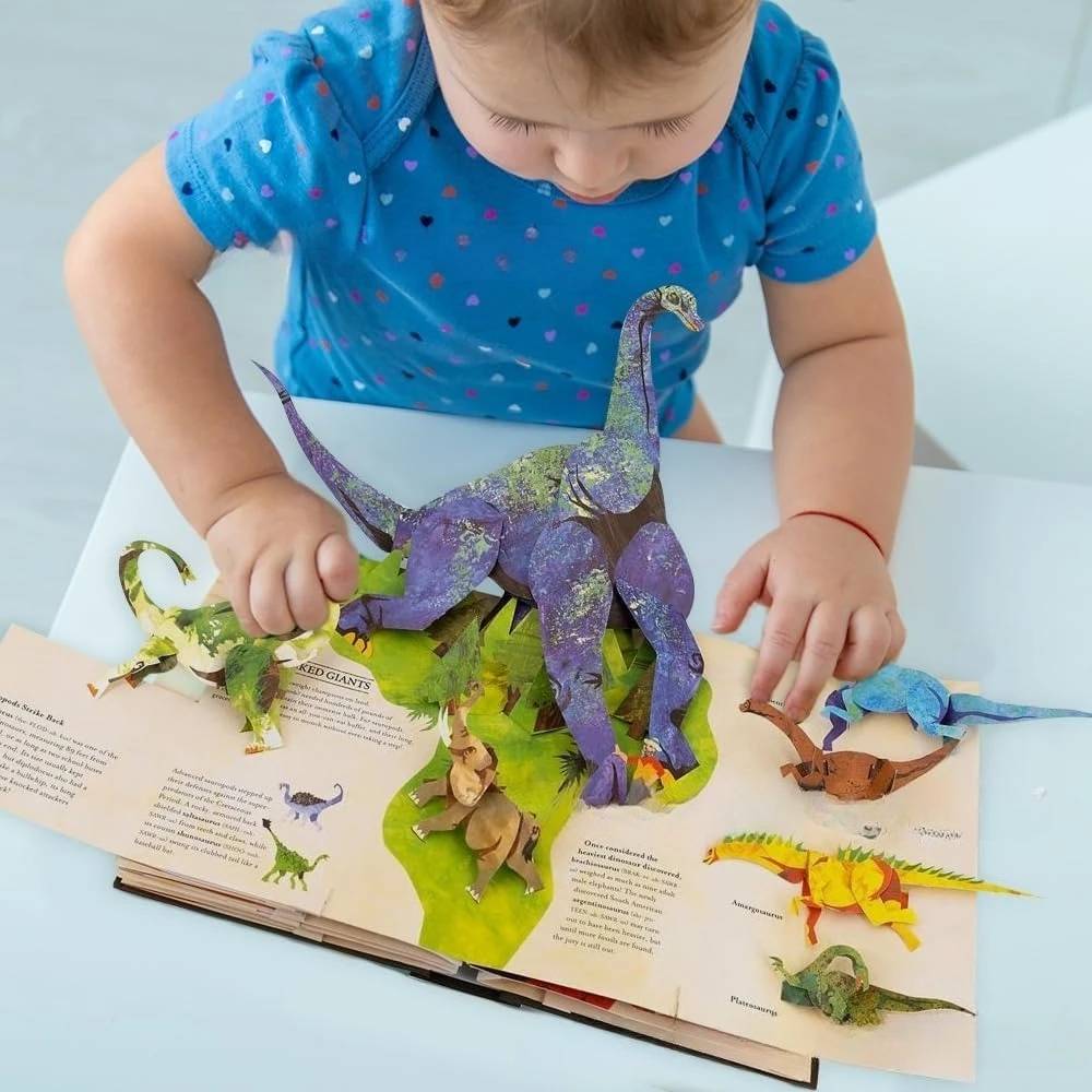 📕 🎁3DEnciclopediePreistoricDinozauriCarte pop-up Enciclopedia Dinozaurilor