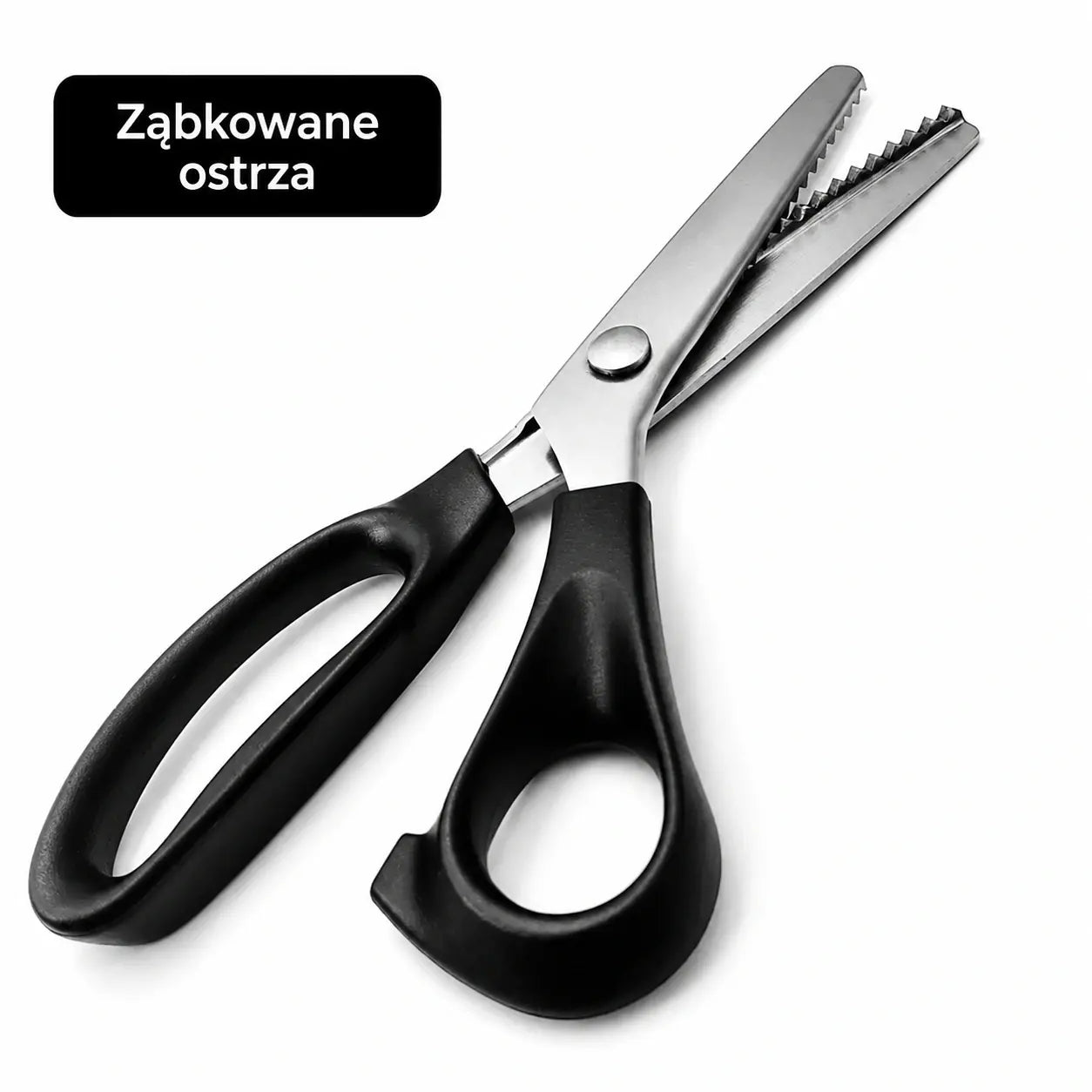 2 sztuki ✂️ Profesjonalne nożyczki ząbkowane – ostre nożyczki do tkanin z ząbkowanym ostrzem