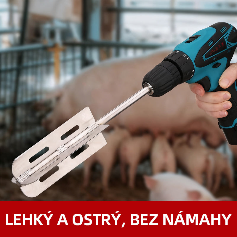 🐷🪒👨‍🌾49%OFF🔥Odchlpovací stroj určený pre porážky, elektrická škrabka na prasacie chlpy, výkonný nástroj na odstraňovanie chlpov z ošípaných.