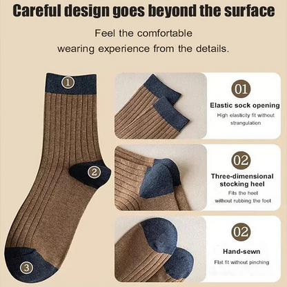 👍❗️👍【10 pares】 Calcetines desodorantes cálidos absorbentes del sudor para hombre