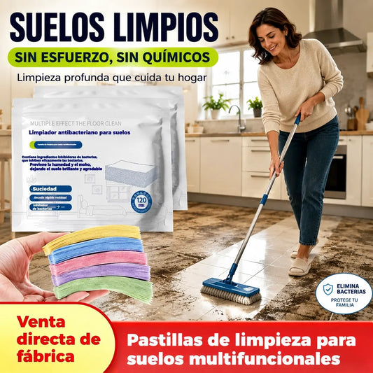 240 unidades de pastillas limpiadoras multiusos antibacterianas y desodorizantes | Aptas para madera dura, suelos laminados, azulejos y paredes de autocaravana