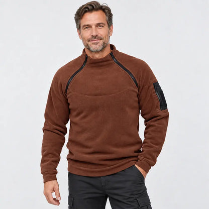 🎉✨【S-4XL】Nowa moda męska zimowa ciepła polarowa kurtka bazowa, bluza