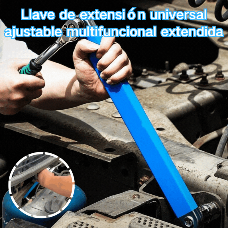 💪【Juego de 5 piezas】Llave de extensión universal ajustable multifuncional extendida, que ahorra mano de obra, de doble extremo y doble propósito.🔥 Oferta por tiempo limitado