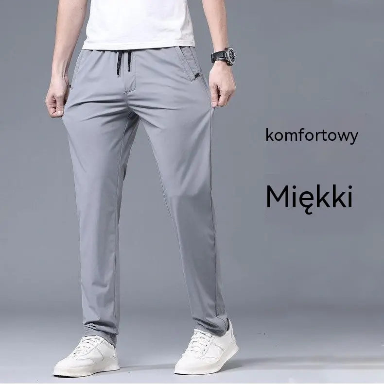 🔥【Limitowana zniżka 50%】(S–5XL) Nowe elastyczne spodnie z chłodzącej tkaniny na wiosnę i lato 2026