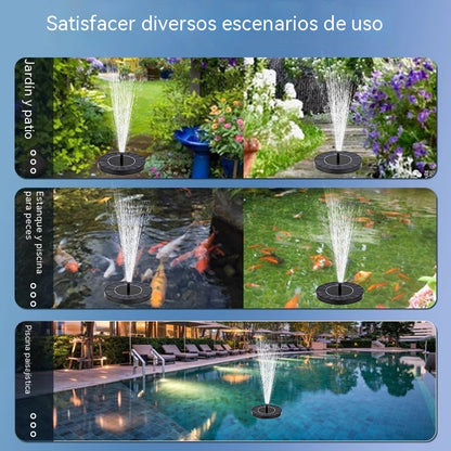 🔥 ¡Oferta por tiempo limitado! 💥 Fuente de agua alimentada por energía solar
