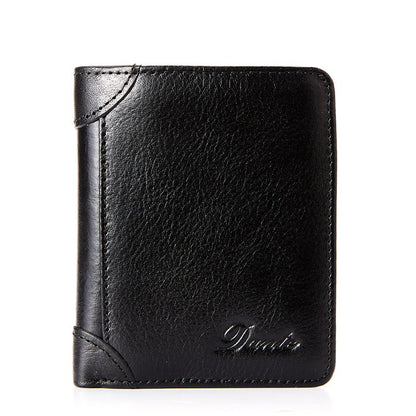 Nueva colección 2026! 👝✨ Nueva cartera antirrobo de cuero genuino para hombre