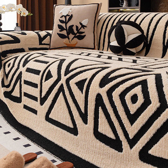 🛋️Oferta anticipada 2026🎉 funda de sofá suave y antideslizante de felpa🍂【180*130cm】