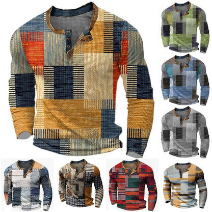 👔🌈【S-4XL】😍2025 Nova muška moderna košulja dugih rukava s printom