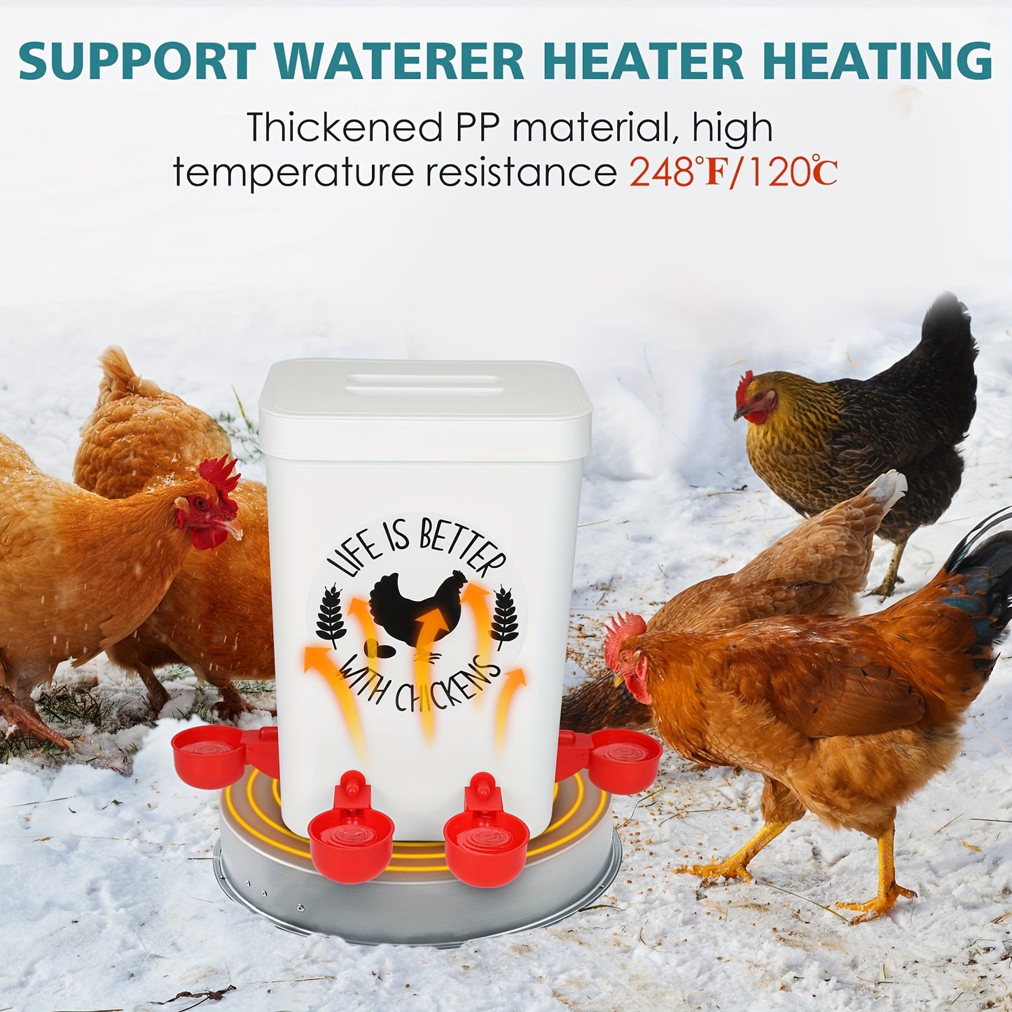 🦆🐔 【Kup 10, otrzymasz 10 gratis】【20 sztuk】Automatyczna miska do pojenia drobiu