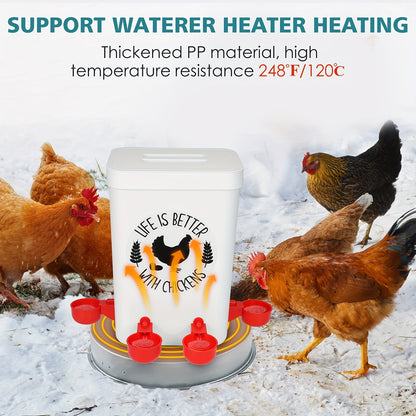 🦆🐔 【Kup 10, otrzymasz 10 gratis】【20 sztuk】Automatyczna miska do pojenia drobiu