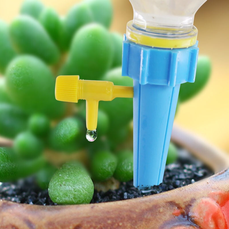 🌺【24 piezas】🌹🍂Sistema de riego por goteo automático, ideal para plantar flores, perfecto para jardines y plantas en macetas