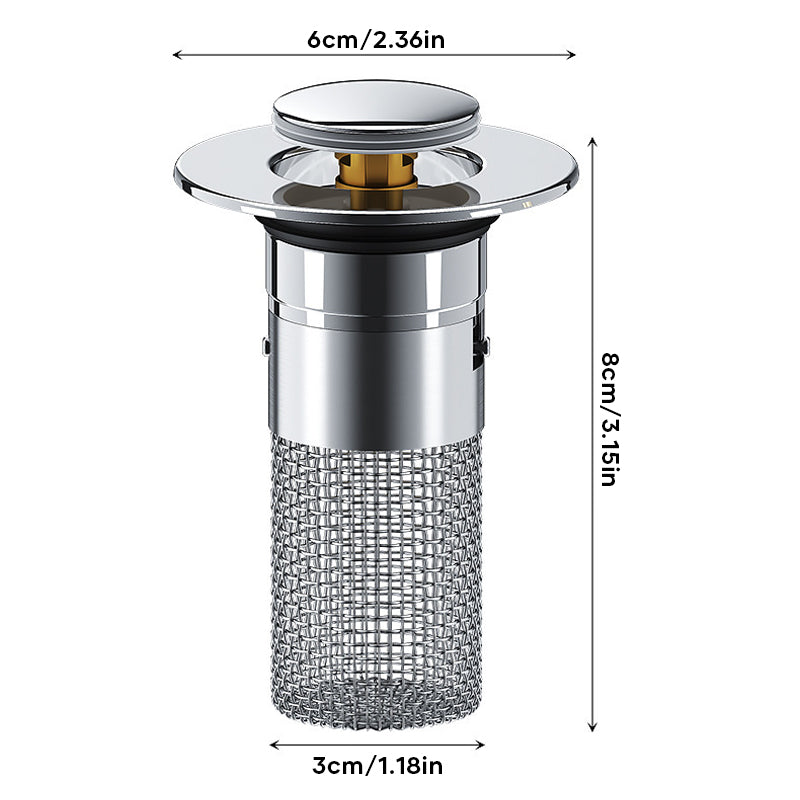 🔥Compra 2 y llévate 2 gratis🔥💧Filtro de desagüe universal de acero inoxidable
