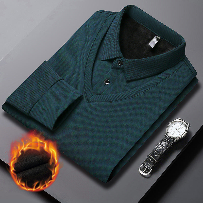 💥😎【M-4XL】Muški dvodijelni set polo majica s imitacijom prugastog uzorka.