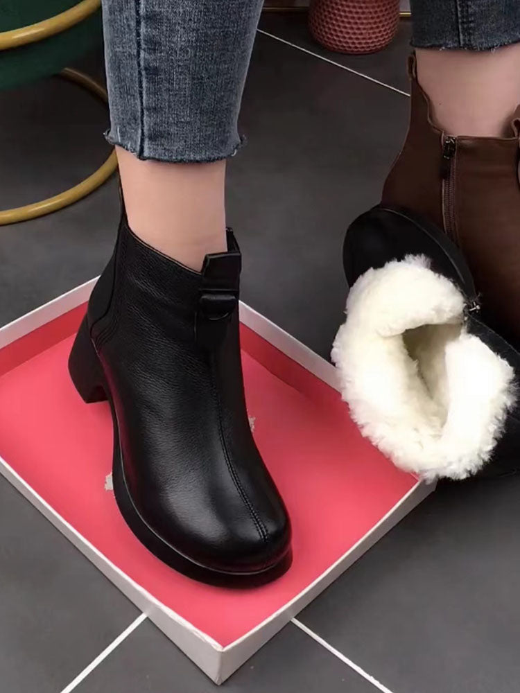 🌟🌺【35-40】Ručno rađene talijanske neklizajuće ženske čizme od prave kože