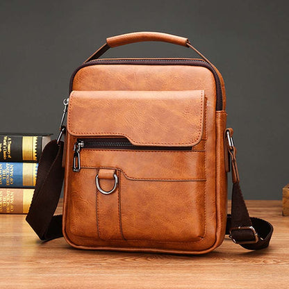 🔥45% de descuento 👜 Bolso de piel para hombre moderno y casual con gran capacidad