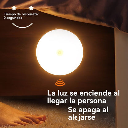 🏡💡【Compra 1, llévate 1 gratis】Luz LED inteligente que detecta el cuerpo humano, fácil de cargar y práctica