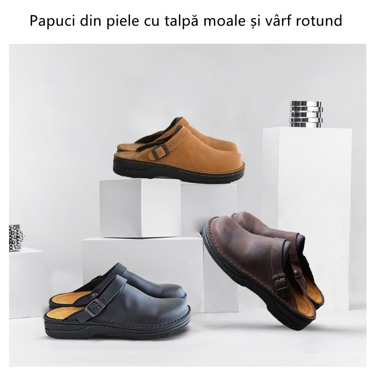 ✨😎Kožne papuče s mekim potplatom.Vrlo udobne za nošenje【39-48】