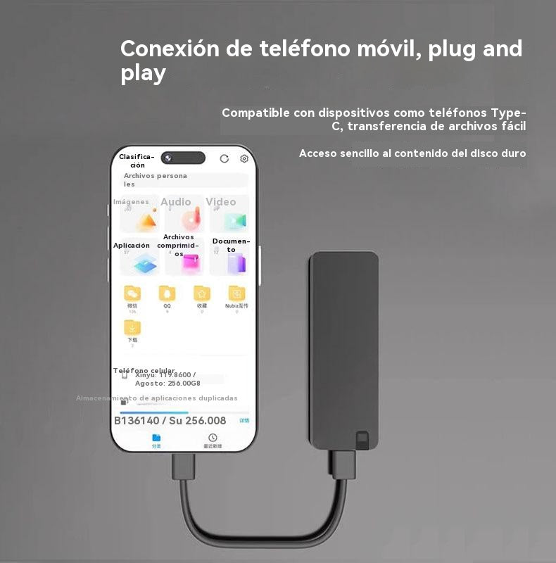 ⚡ Disco Duro USB 3.0 Multifuncional de Alta Velocidad | Transferencia Rápida, Gran Compatibilidad, Almacenamiento Sin Preocupaciones 💻📦