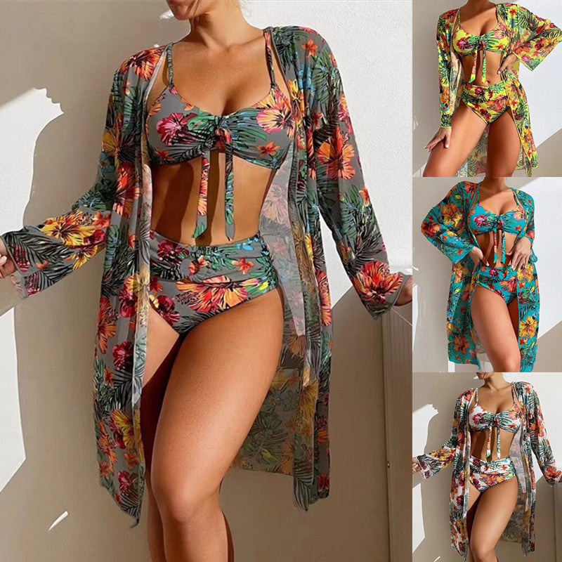👙☀️【S-2XL】Нов комплект бански от 3 части 2026