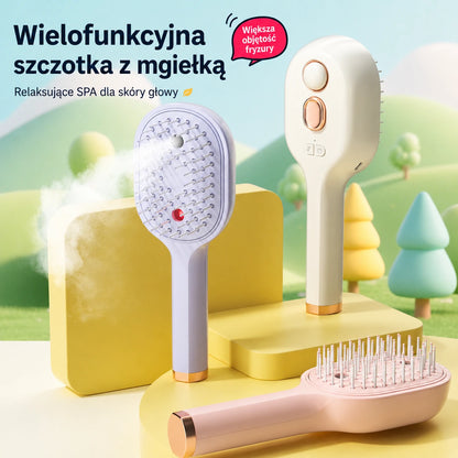 💖💨 Grzebień ze spryskiwaczem — jedno naciśnięcie pomaga rozczesać włosy i zapobiega ich plątaniu.