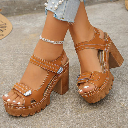 🔥🔥【Novi artikli s 50% popusta, ograničeno vrijeme】👡👡【Veličine 35-43】 Ženske moderne sandale na platformu, više, stabilnije, elegantnije —✅Plaćanje pouzećem dostupno