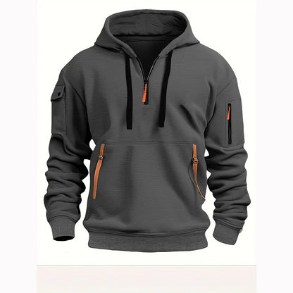 ¡Oferta Exclusiva! 🔥 Chaqueta Deportiva con Cremallera 🧥 Multibolsillos para Hombre: Estilo Diario 🛠️
