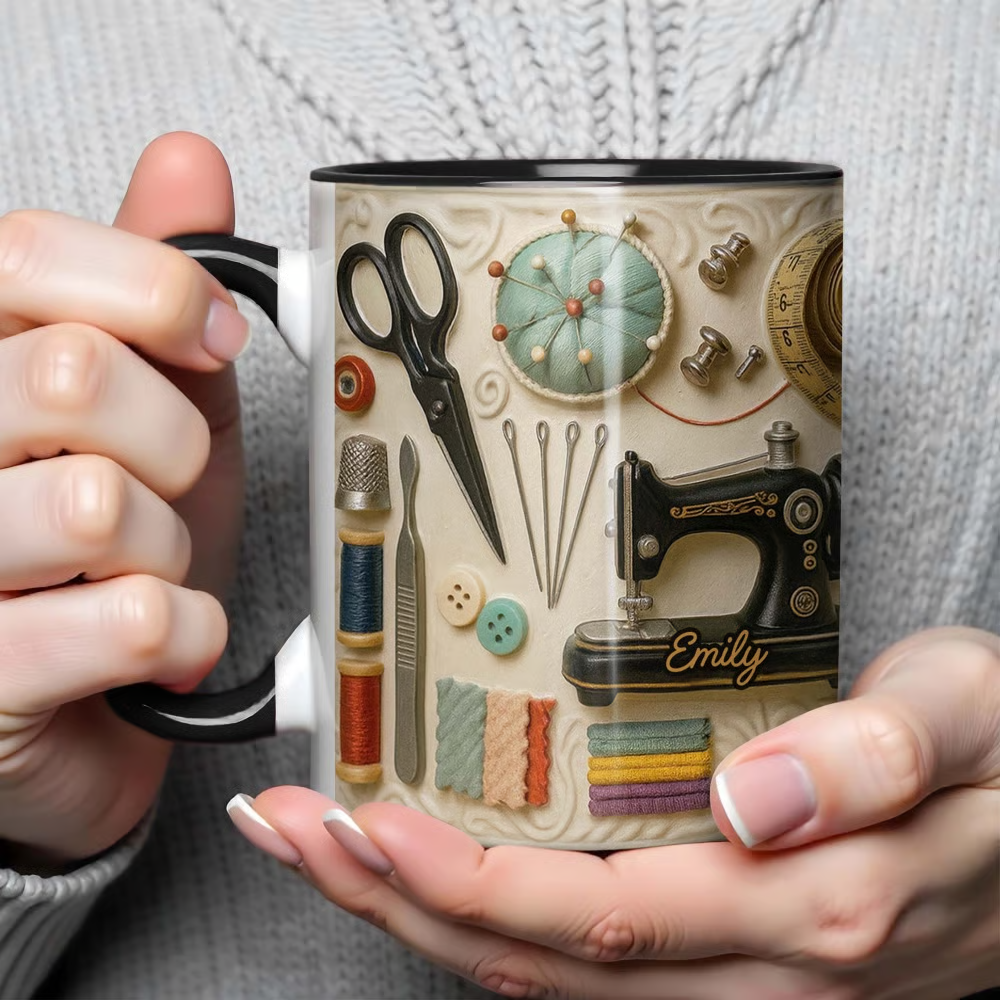🧵☕【¡Nuevo para 2026! 】Taza de costura: el regalo perfecto para las almas creativas que aman coser