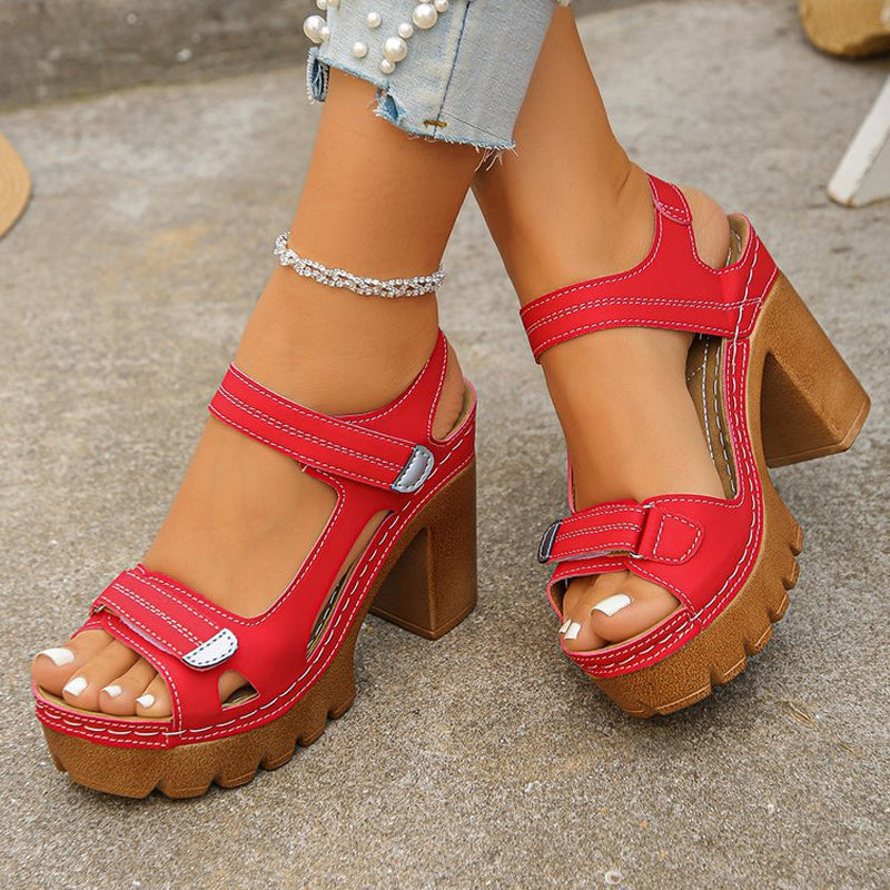 🔥🔥【Novi artikli s 50% popusta, ograničeno vrijeme】👡👡【Veličine 35-43】 Ženske moderne sandale na platformu, više, stabilnije, elegantnije —✅Plaćanje pouzećem dostupno
