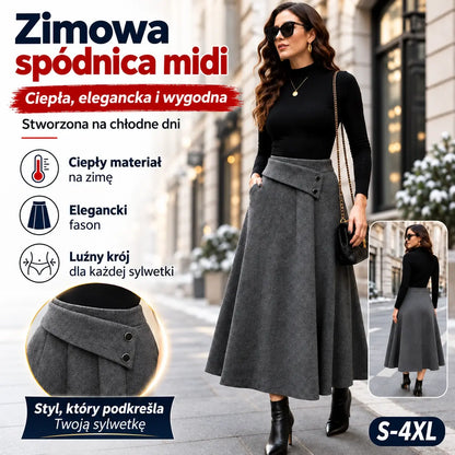 ⏳ Ostatni dzień – 50% zniżki 🎀【S–4XL】Damska spódnica midi na jesień i zimę