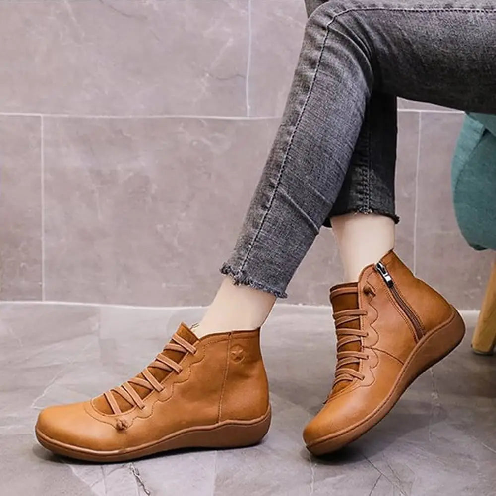 Nuevas zapatillas anchas de invierno para mujer 2026-botines casuales.