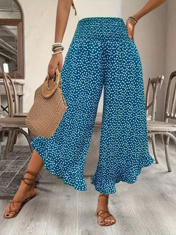 ⏳Oferta limitada⏰ Pantalón fluido de cintura alta para mujer – Cómodo, favorecedor y elegante