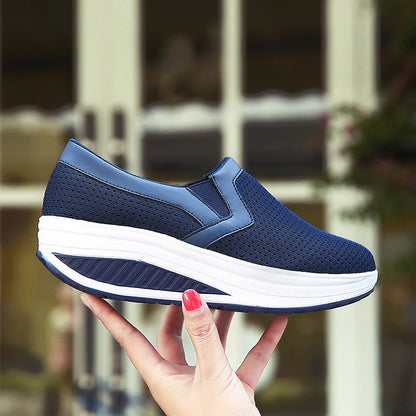 🔥【35-42】Zapatos casuales de plataforma ortopédica para mujer.