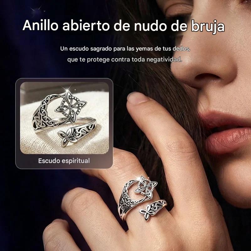 Anillo de nudo celta en plata de ley S925