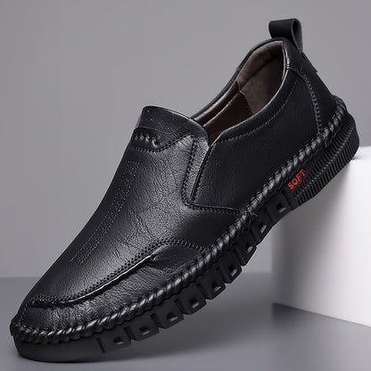 🏆30%OFF👞【39-44】Zapatillas deportivas casuales para hombre, fabricadas en piel auténtica, con suela suave, antideslizantes, transpirables