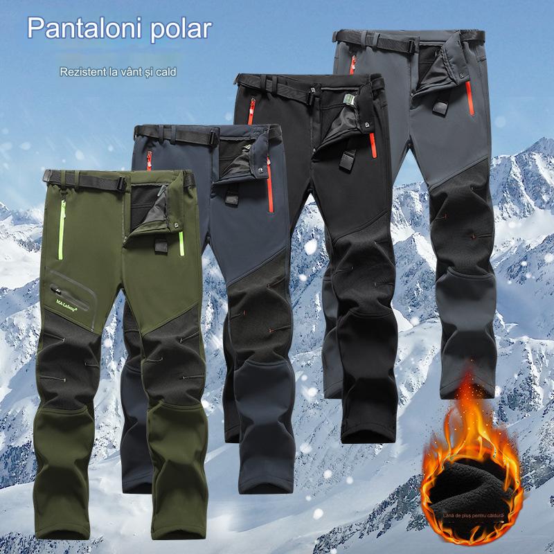 👖2026 Нови есенни и зимни мъжки външни водоустойчиви кадифени топли работни ежедневни панталони👖[S-5XL]