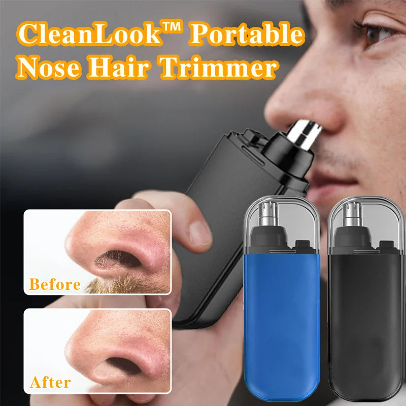 ✂🔥【Venta caliente】🔥 Recortador de vello nasal portátil: lavable y suave para la nariz