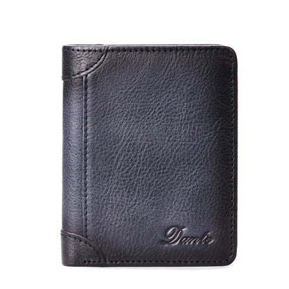 Nueva colección 2026! 👝✨ Nueva cartera antirrobo de cuero genuino para hombre