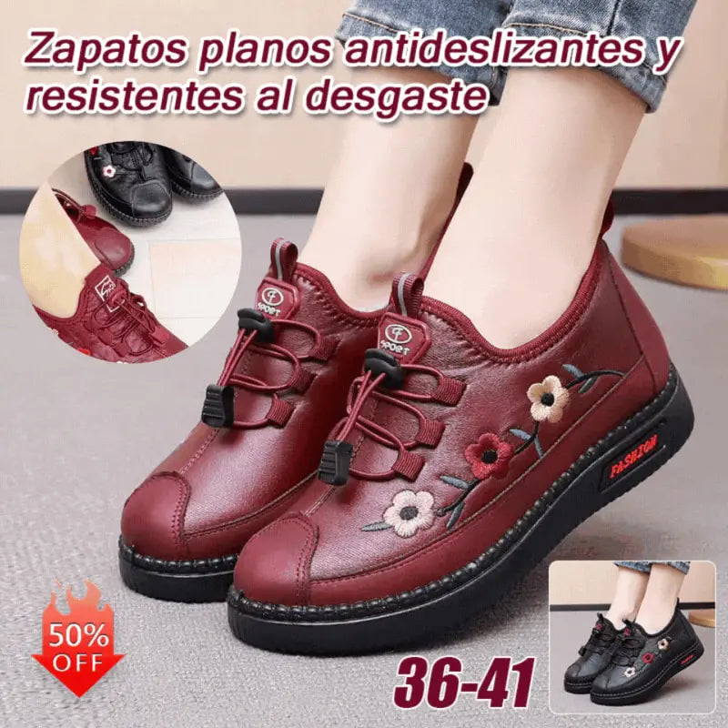 Zapatos casuales de mujer, modernos y cómodos, de suela blanda, antideslizantes e impermeables.