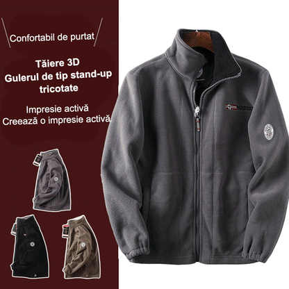 ❄️🧥【S-3XL】 Ανδρικό ζεστό βαμβακερό παλτό casual μάλλινο μπουφάν διπλής όψης_4120740