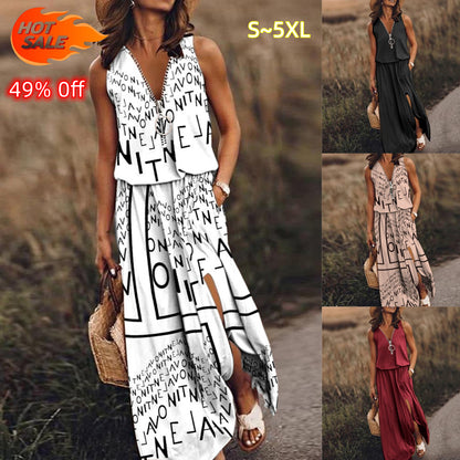 【Плащане при доставка】👗Нови дамски рокли с щампа за 2026（S-5XL）