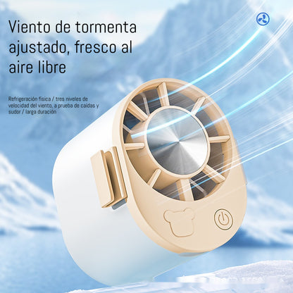 🔥【Compre 1 y obtenga 1 gratis】🌀 Mini ventilador de alta velocidad que se puede sujetar a la cintura.