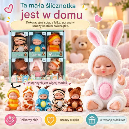 👶 Zestaw prezentowy lalek Reborn – w strojach zwierzątek! Urocze buzie śpiących niemowląt · Zestaw 6 lalek w pudełku prezentowym · Idealny prezent dla dzieci!