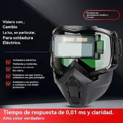 🔥 Nuevo 2026: 😎 Casco de soldadura automático con cambio de luz y máxima protección para profesionales