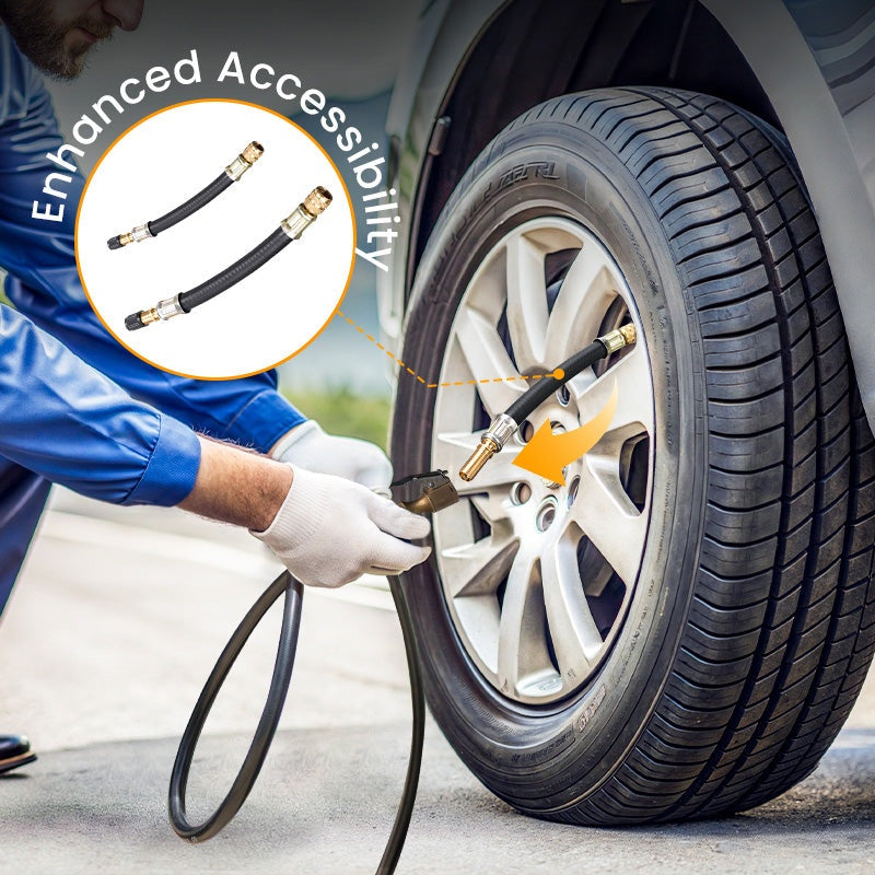 🚗【Compra 2, llévate 2 gratis】Extensión de válvula de neumático flexible universal