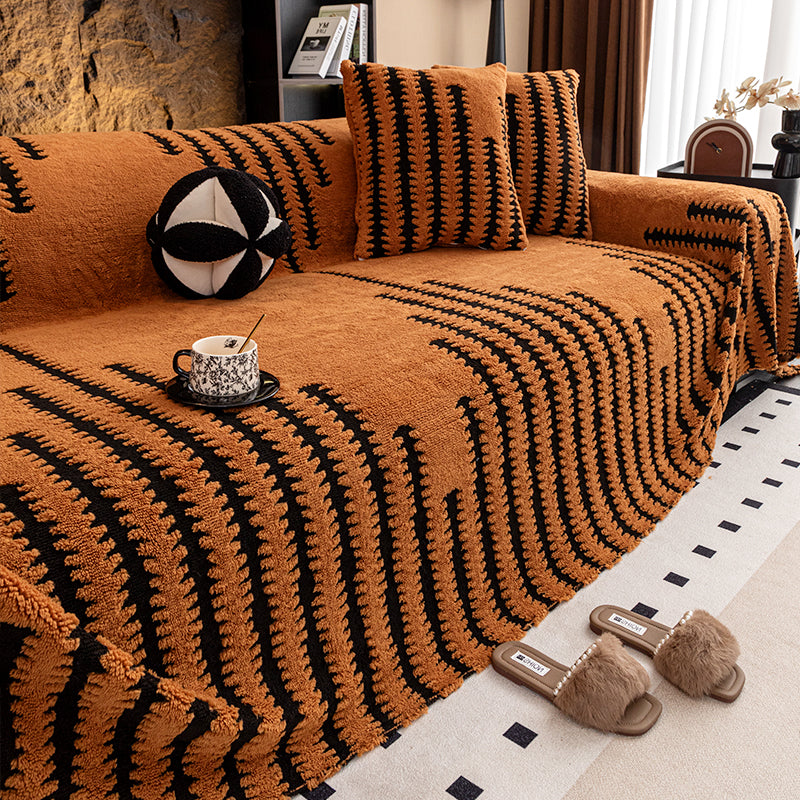 🛋️Oferta anticipada 2026🎉 funda de sofá suave y antideslizante de felpa🍂【180*130cm】