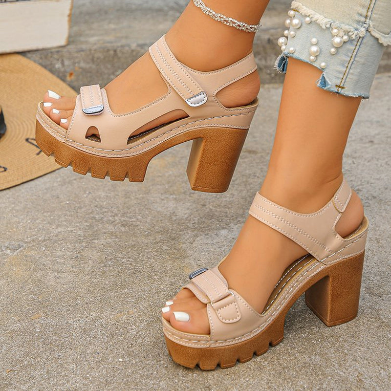 🔥🔥【Novi artikli s 50% popusta, ograničeno vrijeme】👡👡【Veličine 35-43】 Ženske moderne sandale na platformu, više, stabilnije, elegantnije —✅Plaćanje pouzećem dostupno