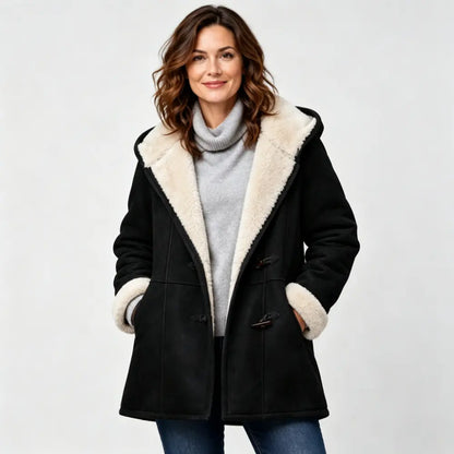 🐏🥼 50% RABATU 💖 Elegancki i ciepły płaszcz damski z imitacji zamszu, z polarową podszewką. Rozmiary S–5XL, idealny na zimę.