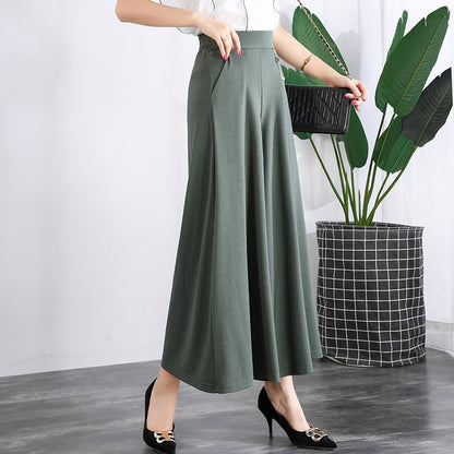 👖❤️【M-5XL】 Нови дамски летни широки панталони от леденa коприна за 2026 г.